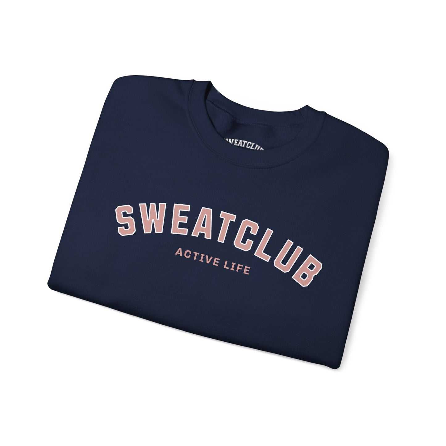 SweatClub Active Life Heavy Blend™ Crewneck Sweatshirt - Navy Blue