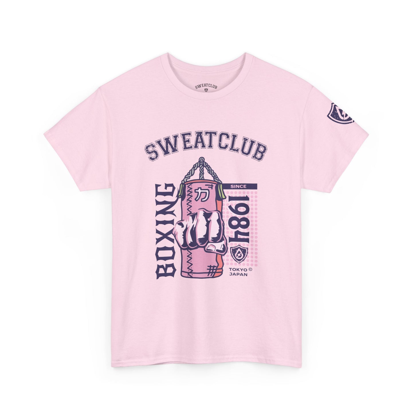 Sweatclub Tokyo Fist Heavy Cotton Tee - Pink