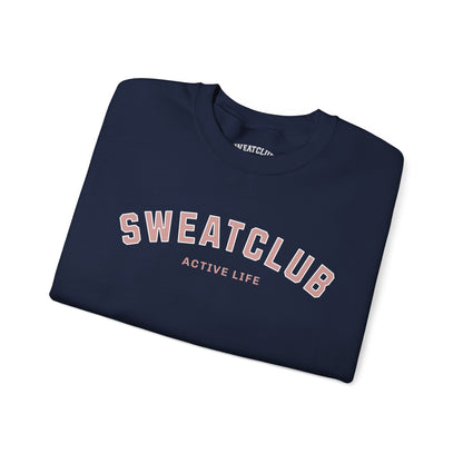 SweatClub Active Life Heavy Blend™ Crewneck Sweatshirt - Navy Blue