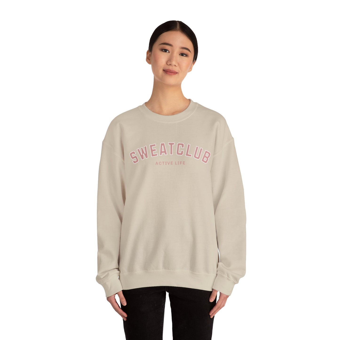 Copy of SweatClub Active Life Heavy Blend™ Crewneck Sweatshirt - Tan